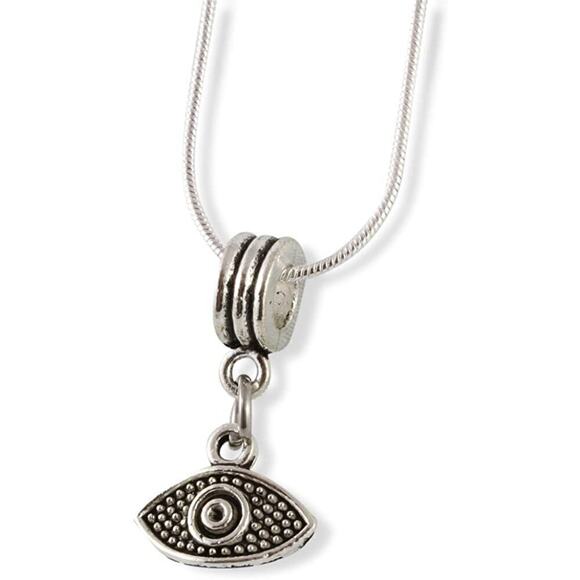 Evil Eye Protection Charm Necklace - Picture 1 of 4